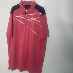 Sligo golf XXL red blue polo​